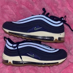 Nike Air Max 97 Sneakers - Navy, Light Blue, Gum